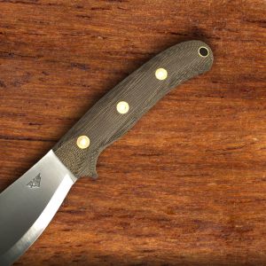 LT Wright Handcrafted Knives Jessmuk Green Matte Scandi Fixed Blade Knife